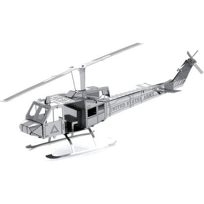 Huey UH-1 Helicopter 3D Metal Model Kit