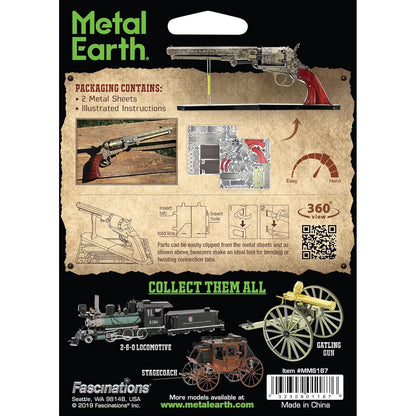 Wild West Revolver 3D Metal Model Kit