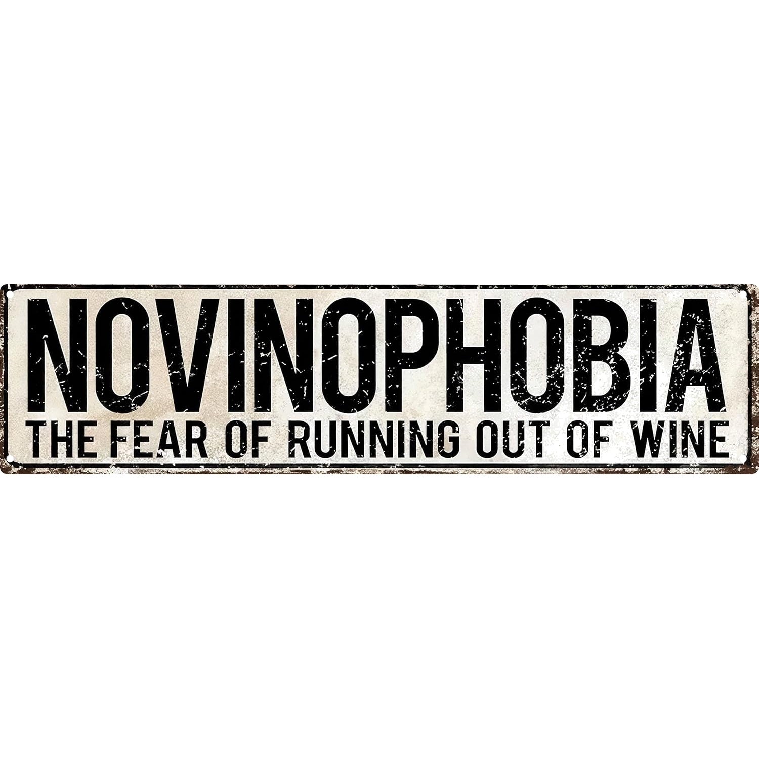 Novinophobia Tin Sign