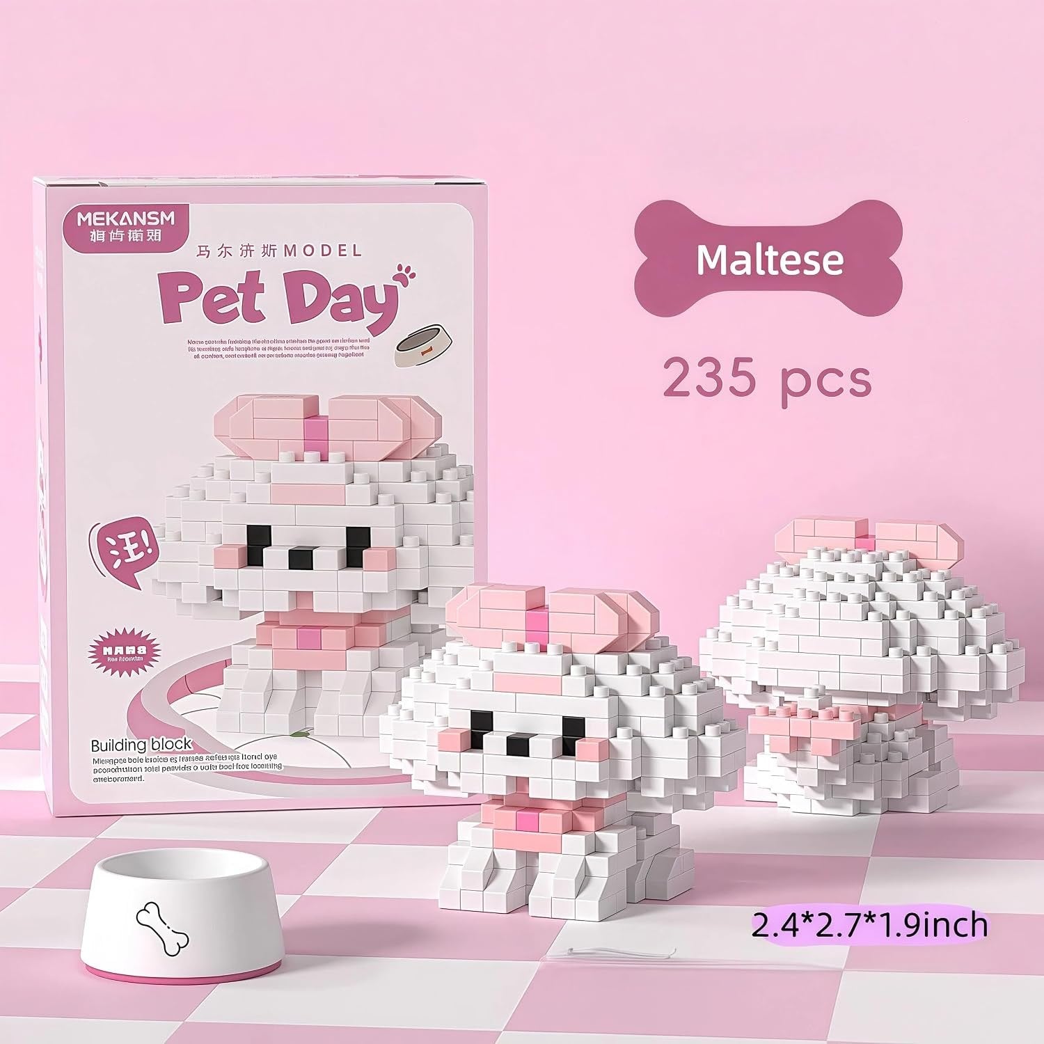 DIY Micro Dog Figure - Building Blocks