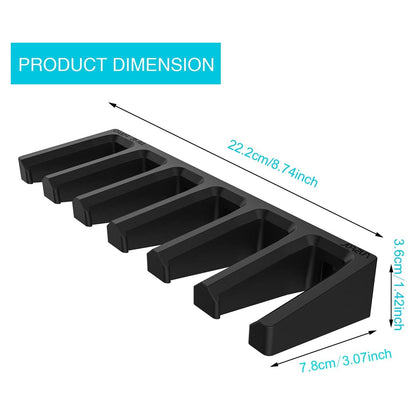 Solid ABS 6-Slot PMAG Wall Mount & Magazine Rack