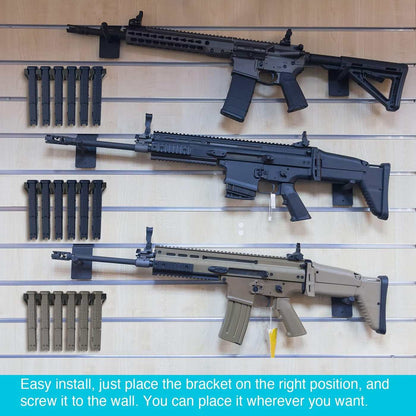 Solid ABS 6-Slot PMAG Wall Mount & Magazine Rack