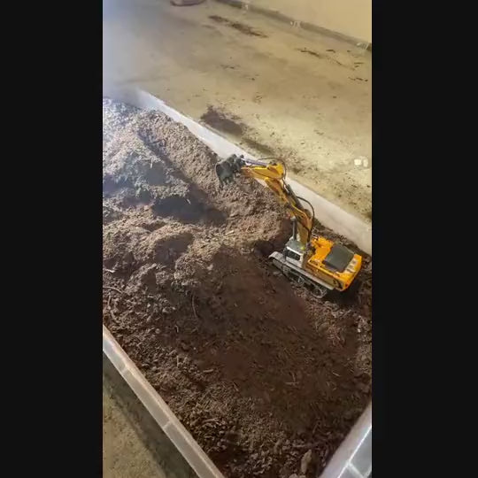 Micro-Scale Pro-Grade Remote Control R/C Excavator