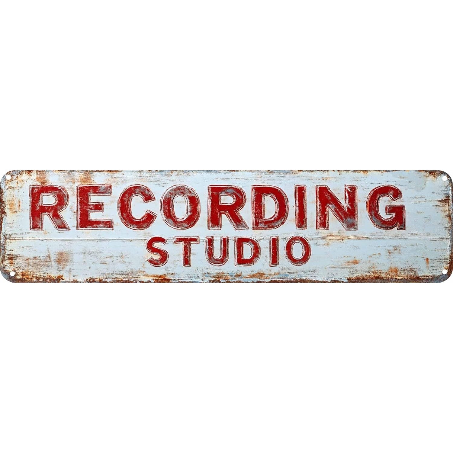 Recording Studio Tin Sign