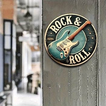 Rock & Roll Tin Sign