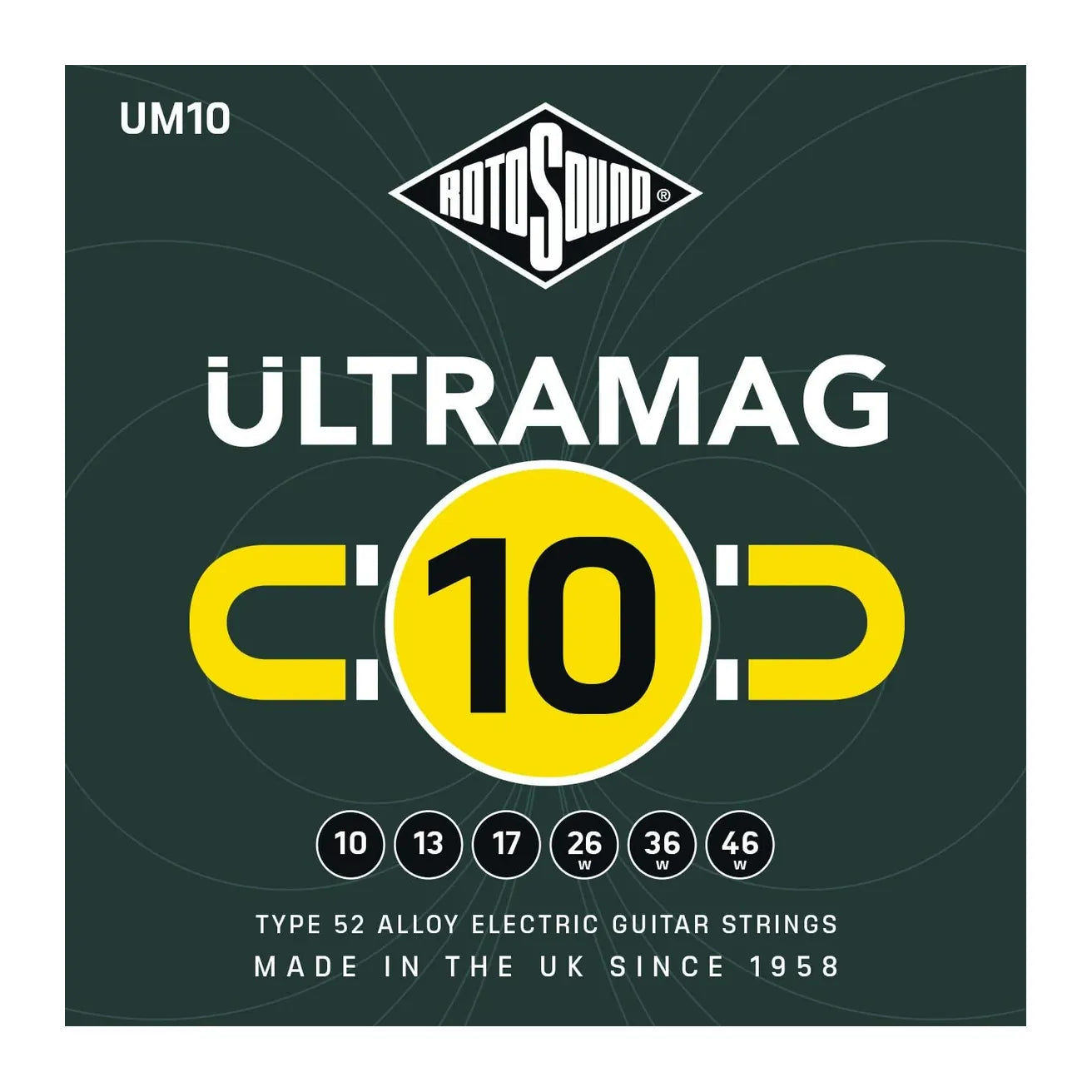 Ultramag UM10 High End Electric Guitar Strings 10-46