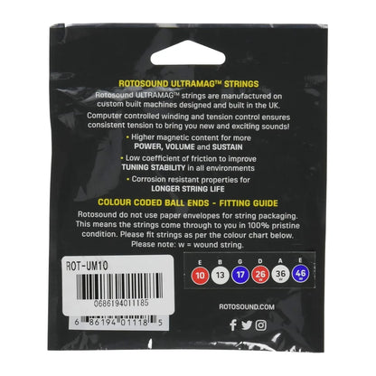 Ultramag UM10 High End Electric Guitar Strings 10-46