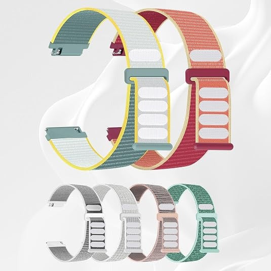 Quick Release Elastic Nylon Watch Band - 22mm