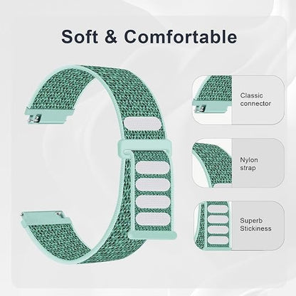 Quick Release Elastic Nylon Watch Band - 22mm