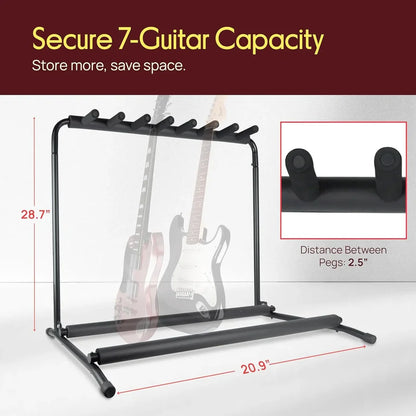 Multi Guitar Stand - Rack - 7 Slots