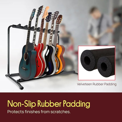 Multi Guitar Stand - Rack - 7 Slots