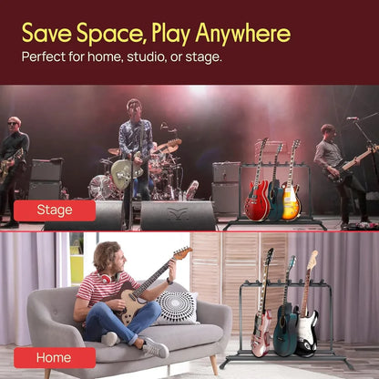Multi Guitar Stand - Rack - 7 Slots