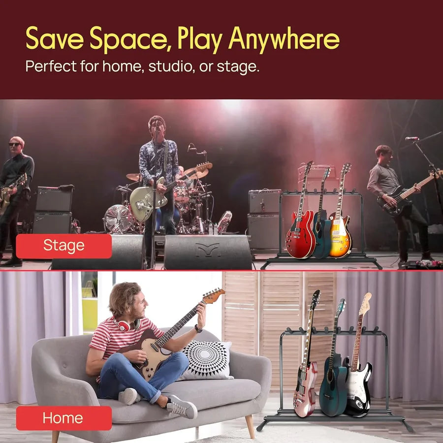 Multi Guitar Stand - Rack - 7 Slots