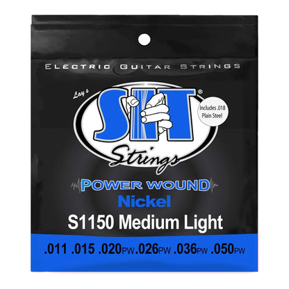 Nickel Wound Electric Guitar Strings, Medium Light 11-50
