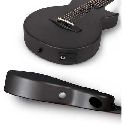Enya NOVA GO SP1 acoustic guitar with a natural wood finish, six strings, and a compact body, perfect for beginners and travel.