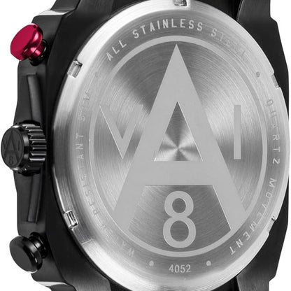 AVI-8 Hawker Hunter Pilot Watch with retrograde chronograph and aviation-inspired dial design.