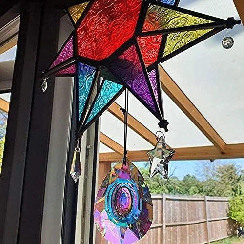 Hanging Chandelier Crystal Prism Suncatcher