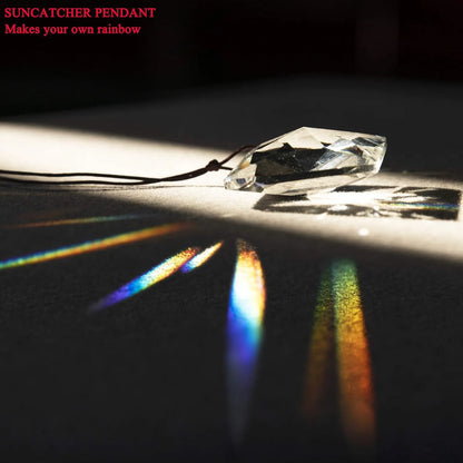 Hanging Faceted Crystal Suncatcher - 50mm