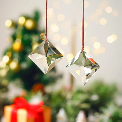 Hanging Faceted Crystal Suncatcher - 50mm