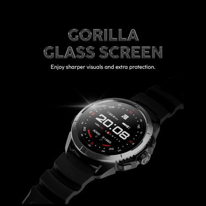 Terra Rugged Smartwatch, AMOLED – Obsidian Black