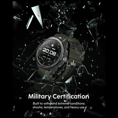 Terra Rugged Smartwatch, AMOLED – Obsidian Black