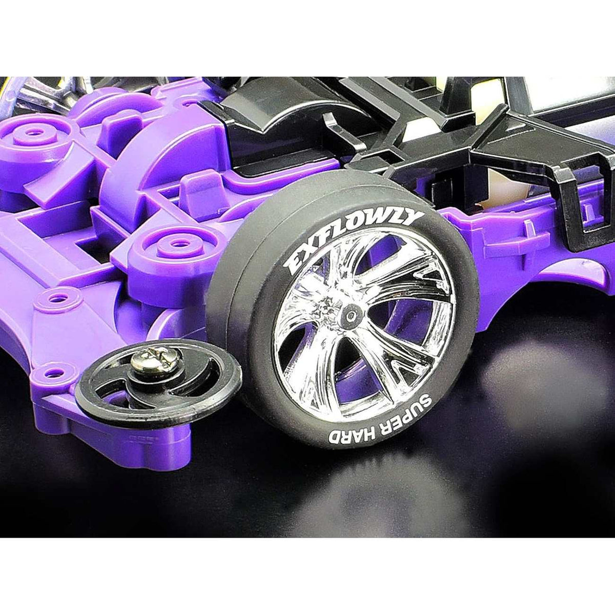 JR PRO Racing Exflowly Purple Special Mini 4WD Kit