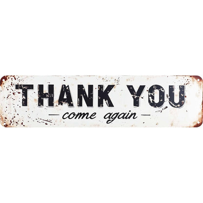 Thank You Tin Sign