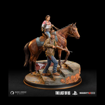 Joel & Ellie on Horseback Premium Statue