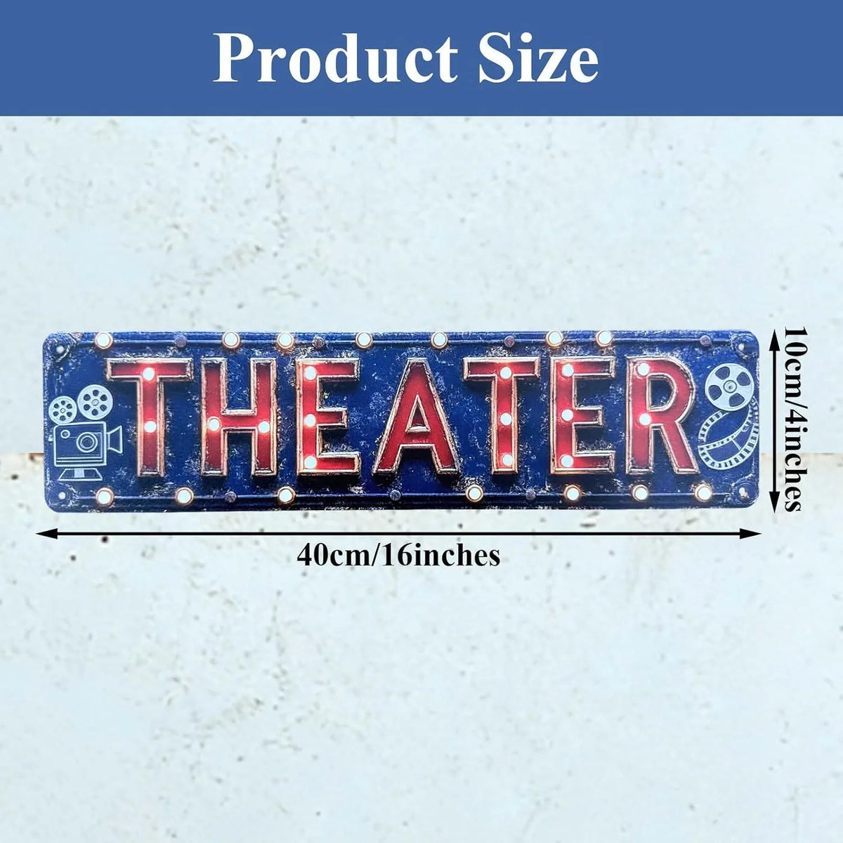 Theater Tin Sign