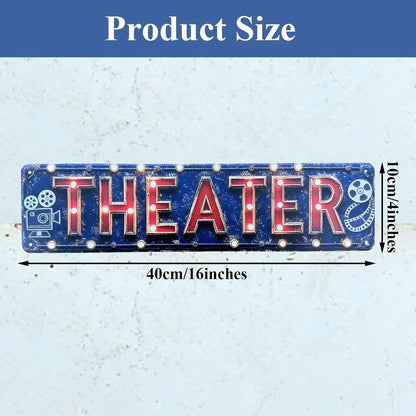 Theater Tin Sign