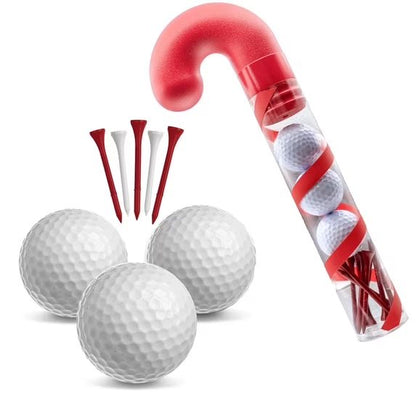 Candy Cane Golf Ball Set