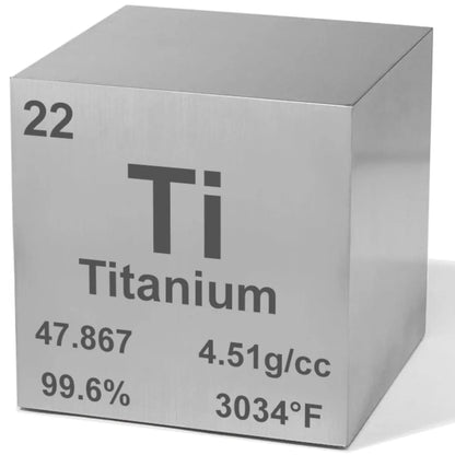Metal Density Cube - 99.9% Pure Element
