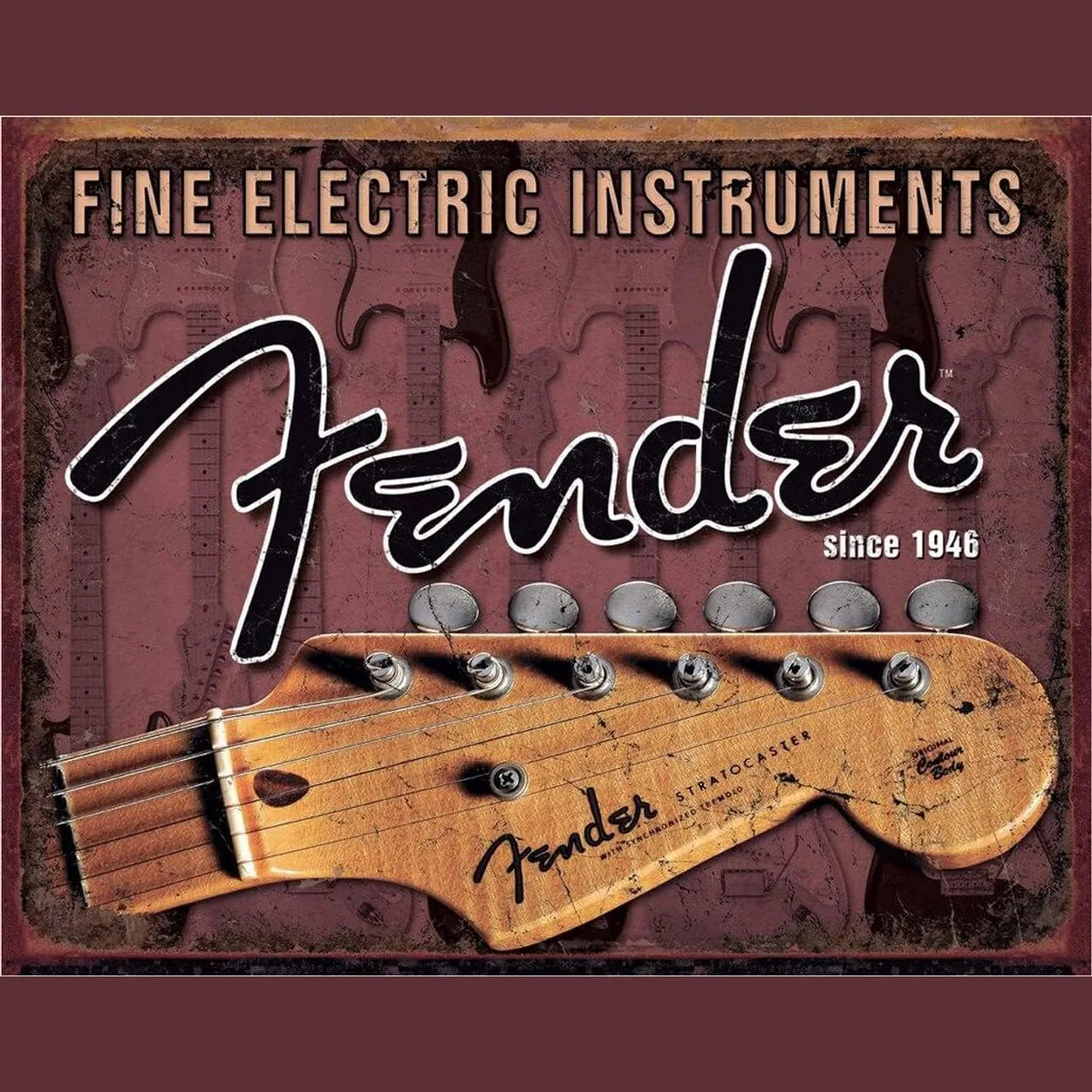 Fender - Headstock Tin Sign