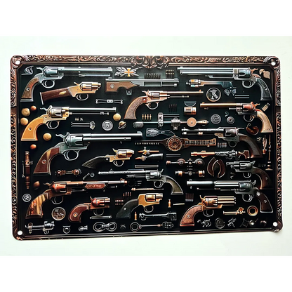 Fire Arms Tin Sign