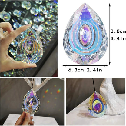Hanging Chandelier Crystal Prism Suncatcher