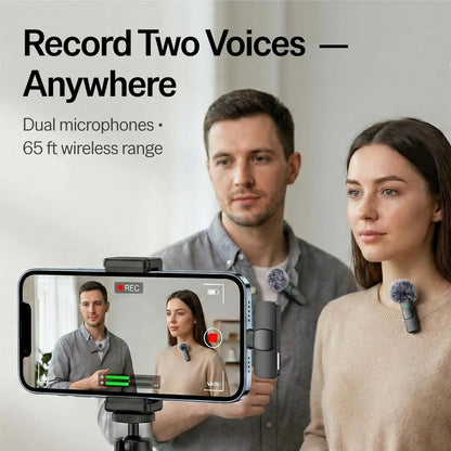Mini Mic Pro - Clear Voice, Noise Cancelling, Lavalier Mic