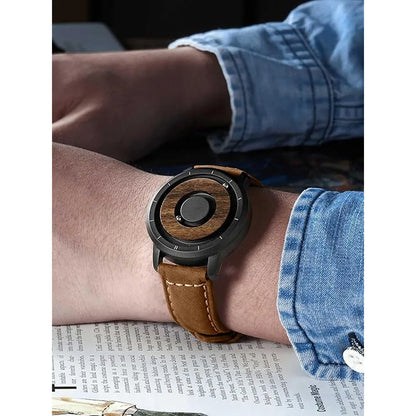 Levitation Analog Watch - Wood
