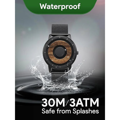 Levitation Analog Watch - Wood