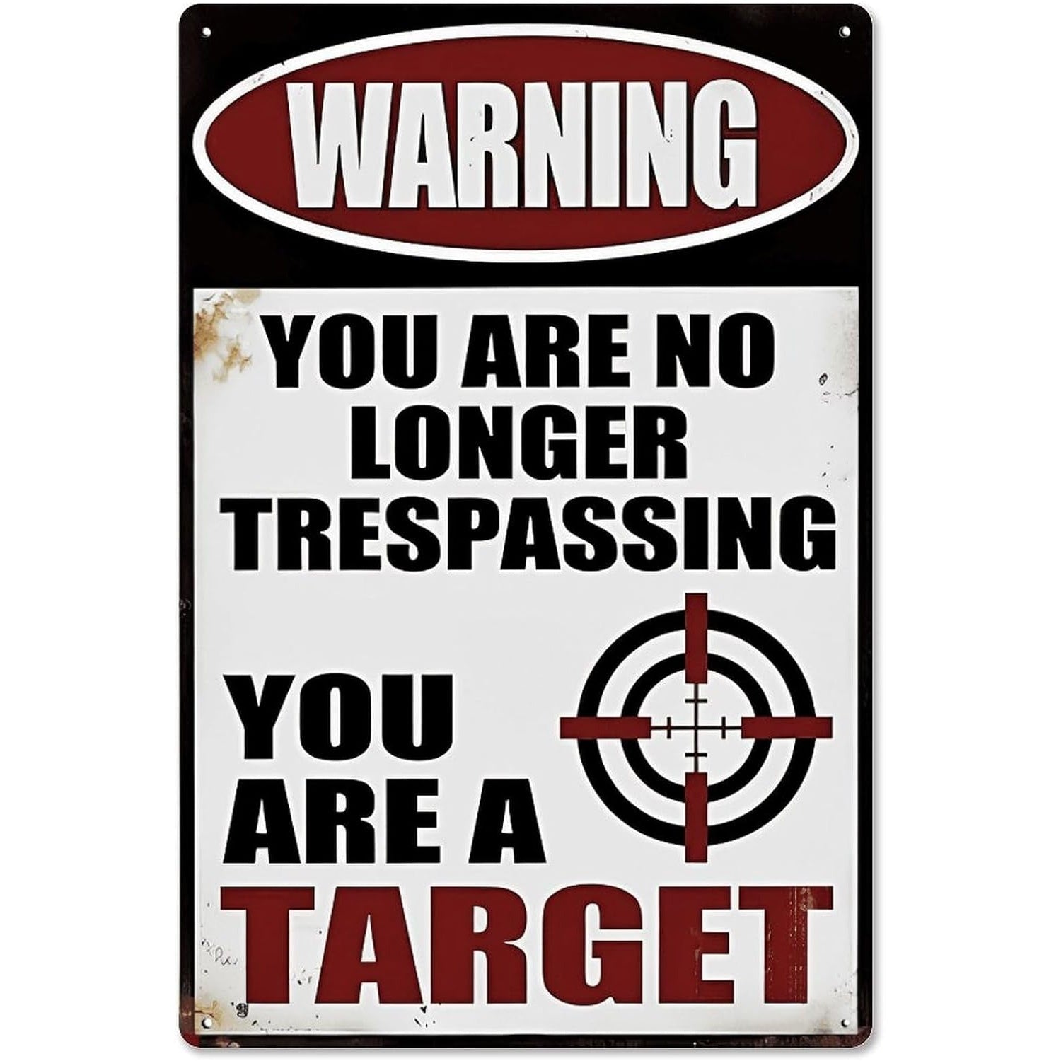 You are a Target Tin Sign